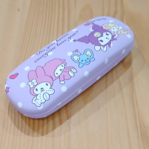 My Melody Kuromi Eyeglass Case Cleaning Cloth Sanrio - Picture 4 of 8